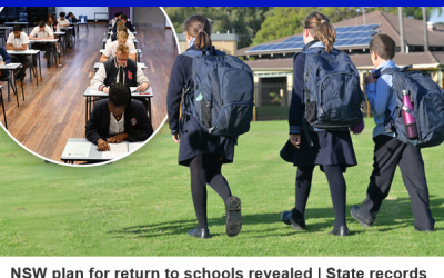 BREAKING: NSW return to school plan revealed | State records 882 new local COVID-19 cases