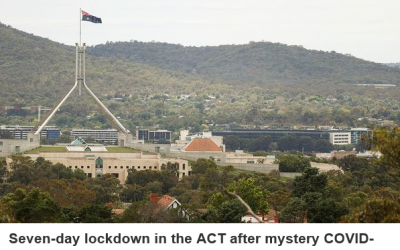 BREAKING: ACT to enter snap lockdown after mystery COVID-19 case