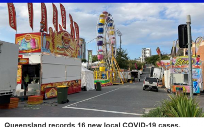 BREAKING: Queensland records 16 new local COVID-19 cases, Ekka public holiday postponed